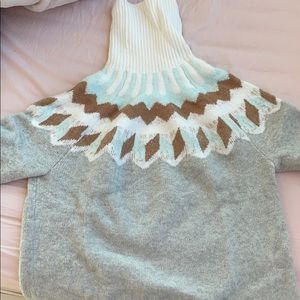 J.Crew size small blue, grey, brown sweater